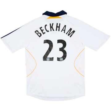 2007-08 LA Galaxy Home Shirt Beckham #23 - 7/10 - (M)