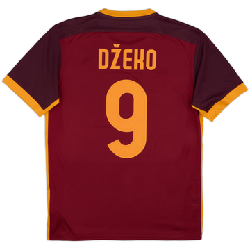 2015-16 Roma Home Shirt Dzeko #9 - 9/10 - (M)