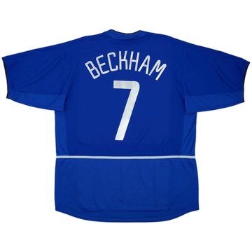 2002-03 Manchester United Third Shirt Beckham #7 - 6/10 - (XL)