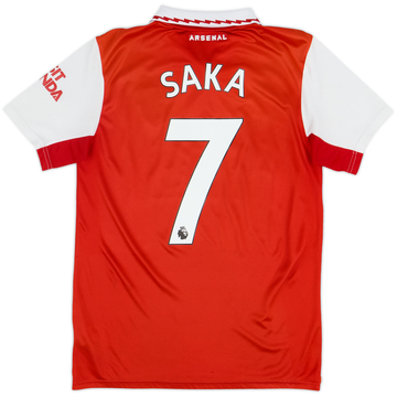 2022-23 Arsenal Home Shirt Saka #7 - 6/10 - (S)