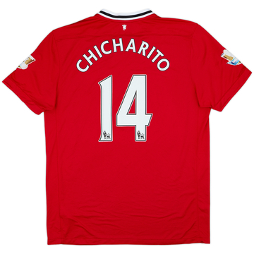 2011-12 Manchester United Home Shirt Chicharito #14 - 6/10 - (XL)