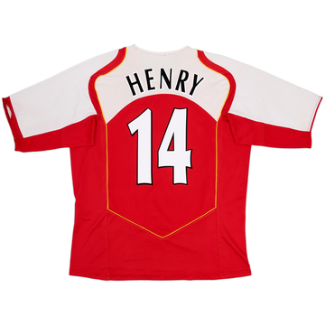 2004-05 Arsenal Home Shirt Henry #14 - 6/10 - (L)