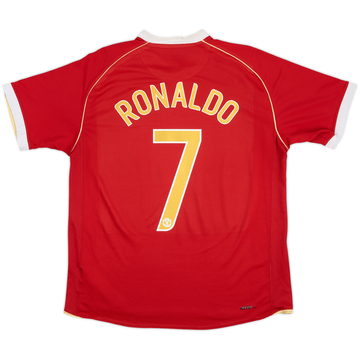 2006-07 Manchester United Home Shirt Ronaldo #7 - 6/10 - (L)