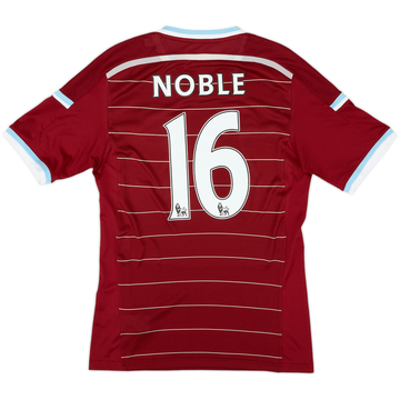 2014-15 West Ham Home Shirt Noble #16 - 10/10 - (M)