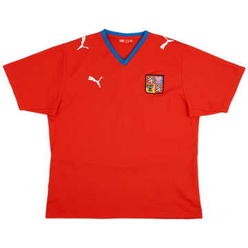 2008-09 Czech Republic Basic Home Shirt - 8/10 - (XL)