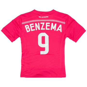 2014-15 Real Madrid Away Shirt Benzema #9 (7-8 Years)