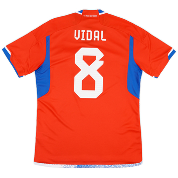 2022-23 Chile Home Shirt Vidal #8