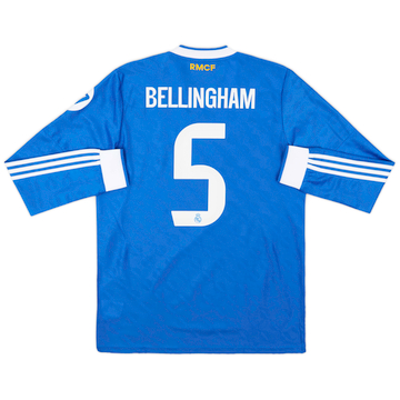 2025-26 Real Madrid Authentic Third L/S Shirt Bellingham #5