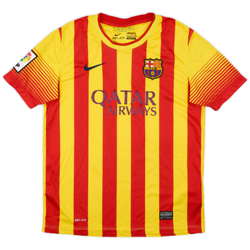 2013-15 Barcelona Away Shirt - 8/10 - (L.Boys)