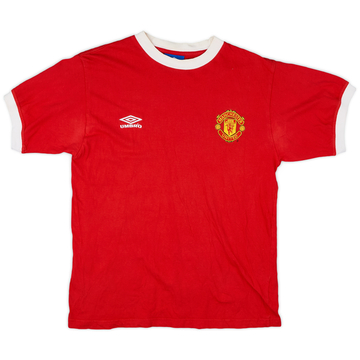 1998-99 Manchester United Umbro Cotton Tee - 8/10 - (S)