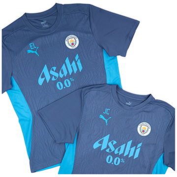 2024-25 Manchester City Staff Issue Training Shirt # - As New - (L)