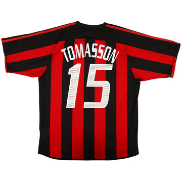 2003-04 AC Milan Home Shirt Tomasson #15 - 6/10 - (M)