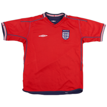 2002-04 England Away Shirt - 8/10 - (S.Boys)