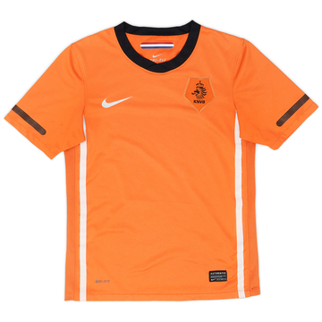 2010-11 Netherlands Home Shirt - 6/10 - (M.Boys)