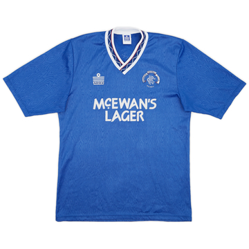 1990-92 Rangers Home Shirt - 8/10 - (M)