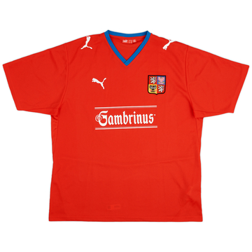 2008-09 Czech Republic Basic Home Shirt - 9/10 - (XL)