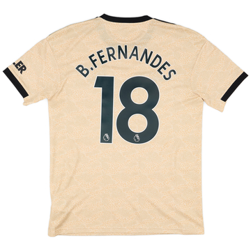 2019-20 Manchester United Away Shirt B.Fernandes #18 - 10/10 - (M)