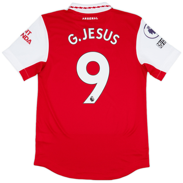 2022-23 Arsenal Match Issue Home Shirt G. Jesus #9