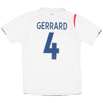 2005-07 England Home Shirt Gerrard #4 - 5/10 - (M)