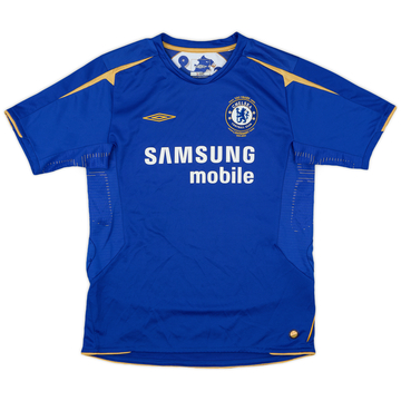 2005-06 Chelsea Centenary Home Shirt - 8/10 - (L.Boys)