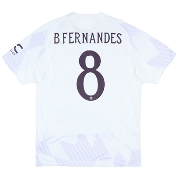2025-26 Manchester United Authentic Away Shirt B.Fernandes #8