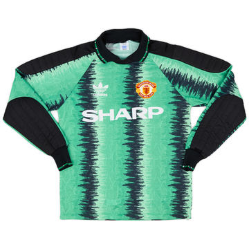 1990-92 Manchester United GK Shirt - 7/10 - (S)
