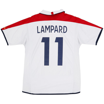 2003-05 England Home Shirt Lampard #11 - 5/10 - (M)