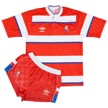 1988-90 Chelsea Third Shirt and Shorts - 8/10 - (L.Boys)