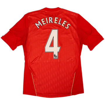 2010-12 Liverpool Home Shirt Meireles #4 - 6/10 - (M)