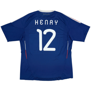 2009-10 France Home Shirt Henry #12 - 4/10 - (XXL)
