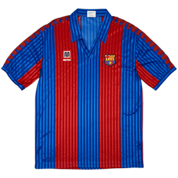 1989-92 Barcelona Home Shirt - 10/10 - (XL)
