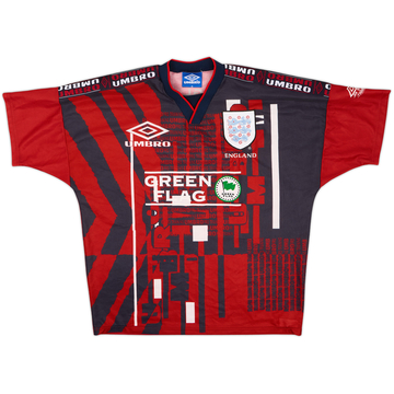 1996-98 England Umbro Training Shirt - 9/10 - (M)
