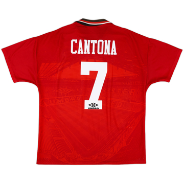 1994-96 Manchester United Home Shirt Cantona #7 - 6/10 - (L)
