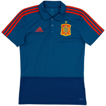 2017-18 Spain adidas Polo Shirt - 10/10 - (S)