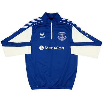 2021-22 Everton Hummel 1/4 Zip Training Top - 10/10 - (XS)