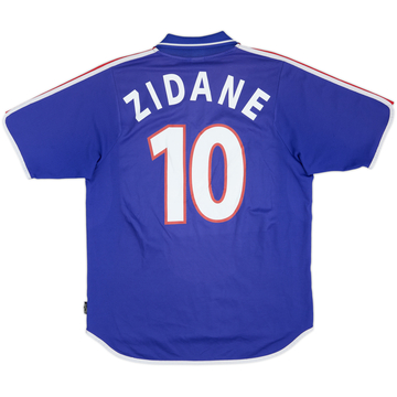 2000-02 France Home Shirt Zidane #10 - 6/10 - (L)