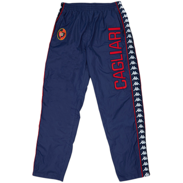 2013-14 Cagliari Kappa Track Pants/Bottoms - 9/10 - (M)