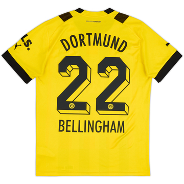 2022-23 Borussia Dortmund Home Shirt Bellingham #22 - 7/10 - (L)