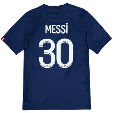 2022-23 Paris Saint-Germain Home Shirt Messi #30 - 8/10 - (S)