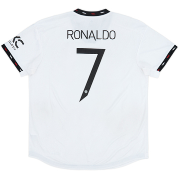 2022-23 Manchester United Authentic Away Shirt Ronaldo #7 - 9/10 - (XL)