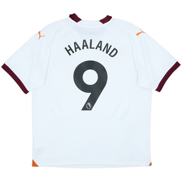 2023-24 Manchester City Away Shirt Haaland #9 - 5/10 - (XL)