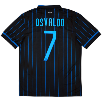 2014-15 Inter Milan Home Shirt Osvaldo #7 - 8/10 - (M)