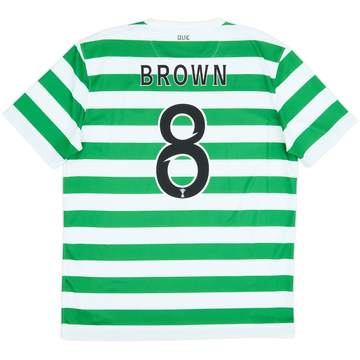 2012-13 Celtic '125th Anniversary' Home Shirt Brown #8 - 8/10 - (L)