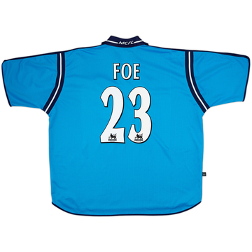 2002-03 Manchester City Home Shirt Foe #23 - 8/10 - (XXL)