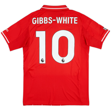 2025-26 Nottingham Forest Match Issue Home Shirt Gibbs-White #10