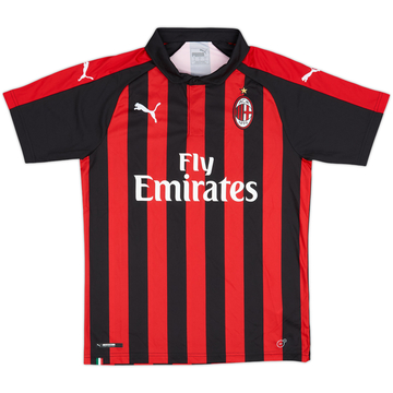 2018-19 AC Milan Home Shirt - 10/10 - (M)