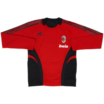 2008-09 AC Milan adidas Training L/S Shirt - 8/10 - (S)