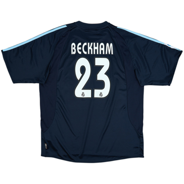 2003-04 Real Madrid Away Shirt Beckham #23 - 9/10 - (L)