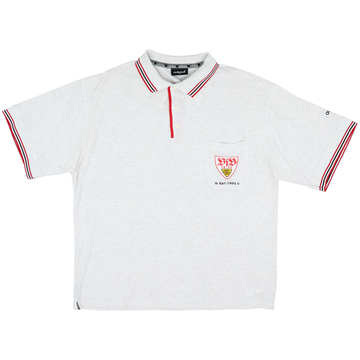 1996-97 Stuttgart adidas Polo Shirt - 9/10 - (XL)