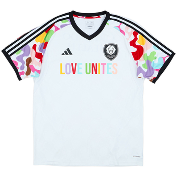 2023 Orlando City adidas 'Love Unites' Pre-Match Shirt - 8/10 - (XL)